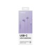 Auriculares Celly UP1600TYPEC MORADO