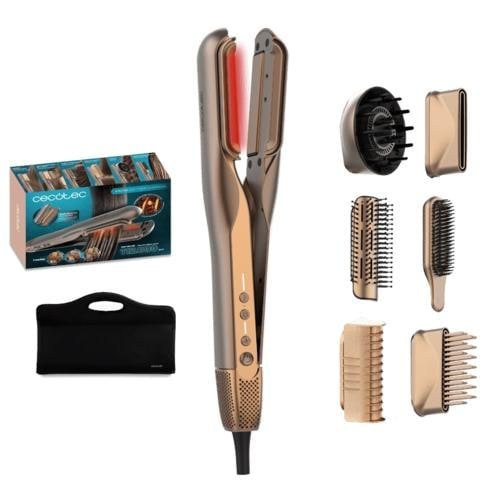 Plancha de pelo Cecotec AIRLISSE 6IN1 ITWERK CHAMPAGNE